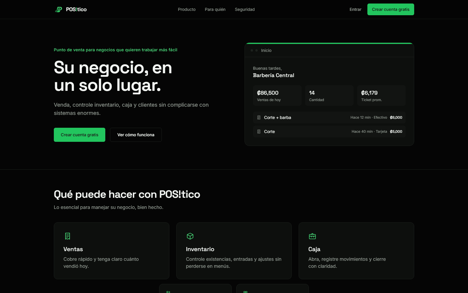 Portada de positico.app
