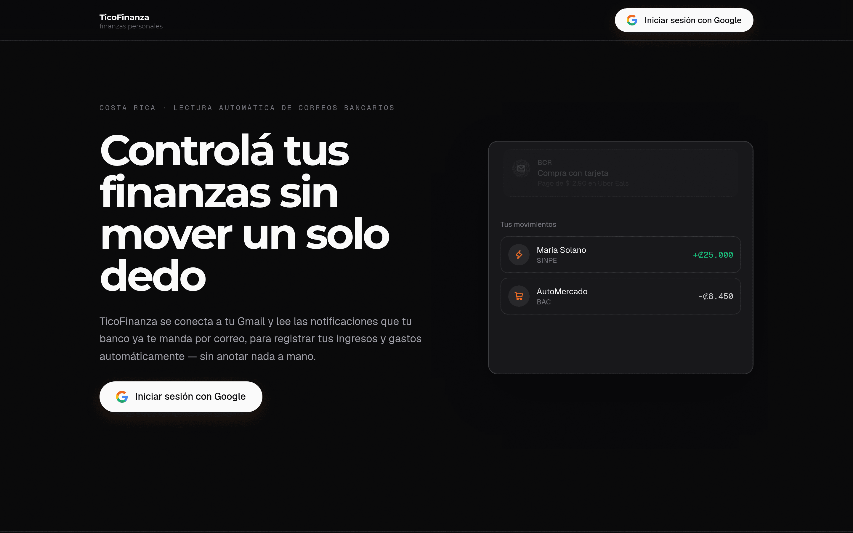 Portada de ticofinanza.com